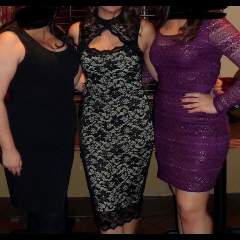 Arden B Midi Lace Dress
